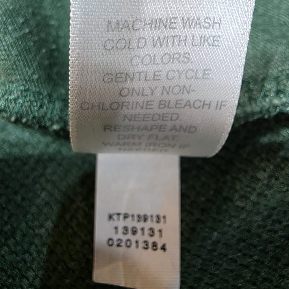 J. Jill Hunter Green Knit Pullover Tunic Women's XL Crewneck Casual Comfort - Picture 7 of 7